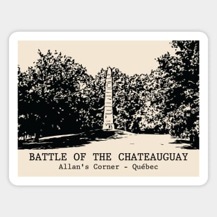 Battle of the Chateauguay - Allan's Corner QC Magnet